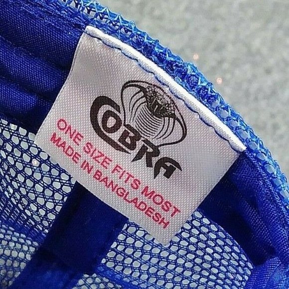 Red White And Blue Rusty Anchor Trucker Hat - Picture 4 of 7